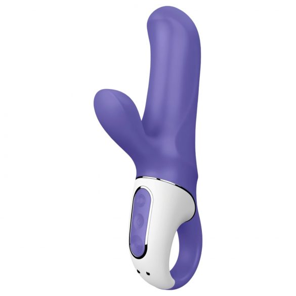 Satisfyer Magic Bunny – Vibromasseur étanche rechargeable avec stimulateur (bleu)