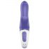 Satisfyer Magic Bunny – Vibromasseur étanche rechargeable avec stimulateur (bleu)