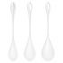 Satisfyer Yoni Power 1 - geishabal set - wit (3-delig)