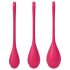 Satisfyer Yoni Power 1 - geishabal set - rood (3-delig)