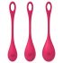 Satisfyer Yoni Power 1 - geishabal set - rood (3-delig)