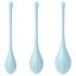 Satisfyer Yoni Power 2 - geishaballetje set - blauw (3 delen)