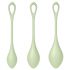 Satisfyer Yoni Power 2 - geishaballetjes set - groen (3 delig)