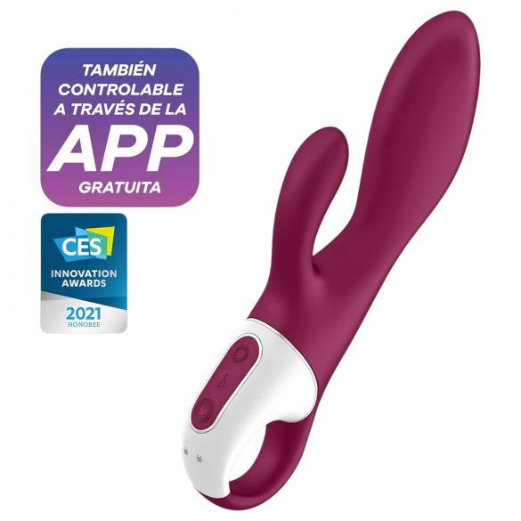 Satisfyer Heated Affair - verwarmende vibrator met clitorisarm (rood)