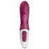 Satisfyer Hot Bunny - slimme verwarmende vibrator met clitorisstimulator (rood)