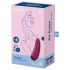 Satisfyer Curvy 1+ - slimme luchtgolf clitorisstimulator (rood)