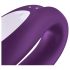 Satisfyer Double Joy - slimme, waterdichte parenvibrator (paars)