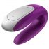 Satisfyer Double Fun - slimme parenvibrator (paars)