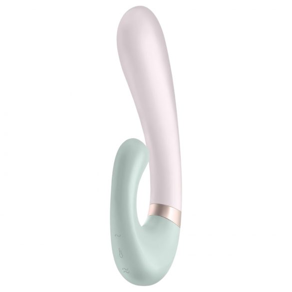 Satisfyer Heat Wave - slimme, verwarmende, gebogen vibrator (mint)