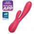 Satisfyer Mono Flex - slimme waterdichte vibrator (rood)