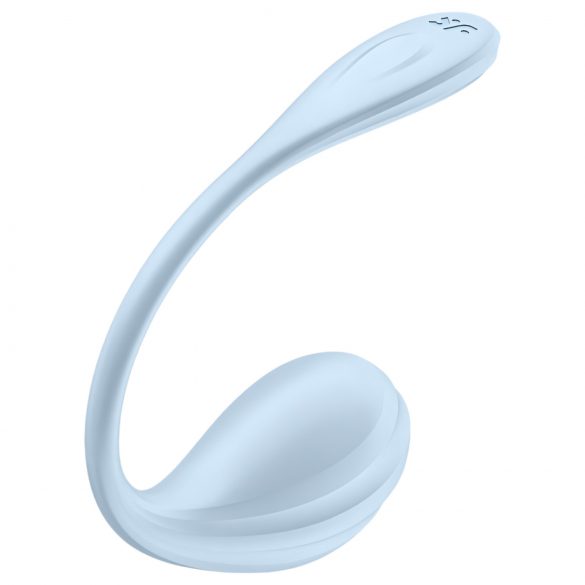 Satisfyer Smooth Petal - slim trillend ei (blauw)