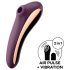 Satisfyer Dual Kiss - 2in1, oplaadbare vaginale en clitorale vibrator (paars)