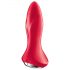 Satisfyer Rotator Plug 1 - oplaadbare, kralen anale vibrator (rood)