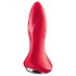 Satisfyer Rotator Plug 1 - oplaadbare, kralen anale vibrator (rood)