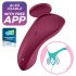 Satisfyer Sexy Secret - slimme waterdichte slipvibrator (rood)