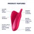 Satisfyer High Fly - oplaadbare, waterdichte clitoris vibrator (magenta)