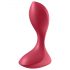 Satisfyer Backdoor Lover - oplaadbare, waterdichte anaal vibrator (rood)