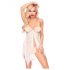 Ensemble Babydoll Rosé 'Sweet Beast' - Penthouse (blanc)