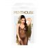 Ensemble Penthouse Love on Fire - bodystocking transparent et brillant avec string (noir)