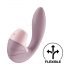 Satisfyer Supernova - oplaadbare, luchtdruk 2-in-1 vibrator (roze)