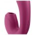 Satisfyer Sunray - oplaadbare, luchtdruk 2-in-1 vibrator (rood)