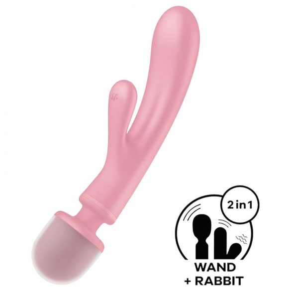 Satisfyer Triple Lover - G-spot en massage vibrator (roze)