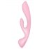 Satisfyer Triple Oh - oplaadbare vibrator met clitorisstimulator (roze)