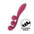 Satisfyer Tri Ball 1 - oplaadbare, multifunctionele vibrator (rood)