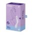 Satisfyer Curvy Trinity 2 - oplaadbare luchtdruk 2-in-1 vibrator (paars)