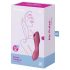 Satisfyer Curvy Trinity 3 - oplaadbare luchtdruk 2-in-1 vibrator (rood)