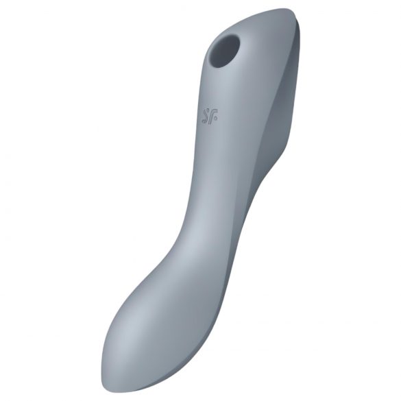 Satisfyer Curvy Trinity 3 - oplaadbare luchtdruk 2-in-1 vibrator (grijs)