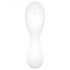 Satisfyer Curvy Trinity 5+ - Vibromasseur 2-en-1 Intelligent (Blanc)