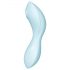 Satisfyer Curvy Trinity 5+ - Vibromasseur intelligent 2-en-1 (Bleu)