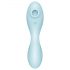 Satisfyer Curvy Trinity 5+ - Vibromasseur intelligent 2-en-1 (Bleu)