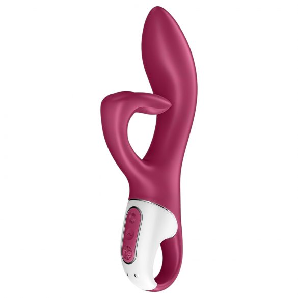 Satisfyer Embrace Me - vibrateur rechargeable avec stimulateur clitoridien (rouge)