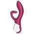 Satisfyer Embrace Me - vibrateur rechargeable avec stimulateur clitoridien (rouge)