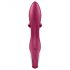 Satisfyer Embrace Me - vibrateur rechargeable avec stimulateur clitoridien (rouge)