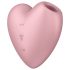 Satisfyer Cutie Heart - oplaadbare luchtdrukclitorisvibrator (roze)