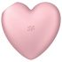 Satisfyer Cutie Heart - oplaadbare luchtdrukclitorisvibrator (roze)