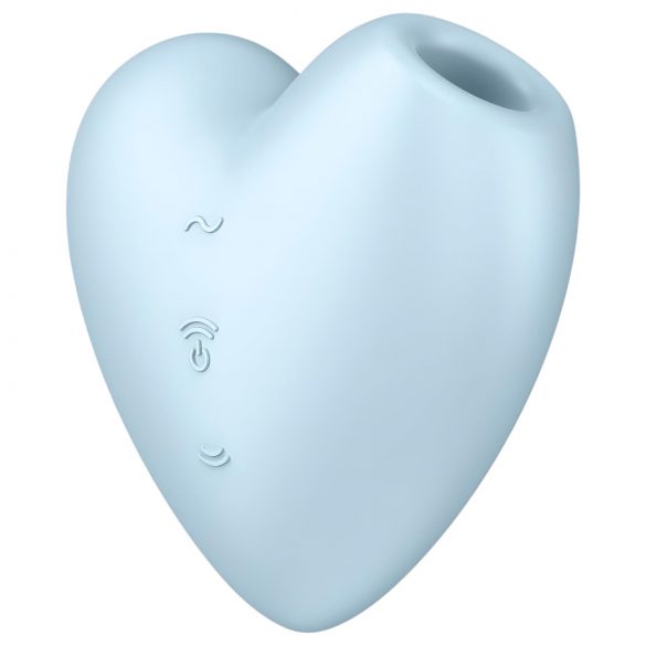 Satisfyer Cutie Heart - oplaadbare luchtdruk clitorisstimulator (blauw)