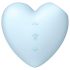 Satisfyer Cutie Heart - oplaadbare luchtdruk clitorisstimulator (blauw)