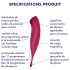 Satisfyer Twirling Pro - slimme 2-in-1 clitorisstimulator (rood)