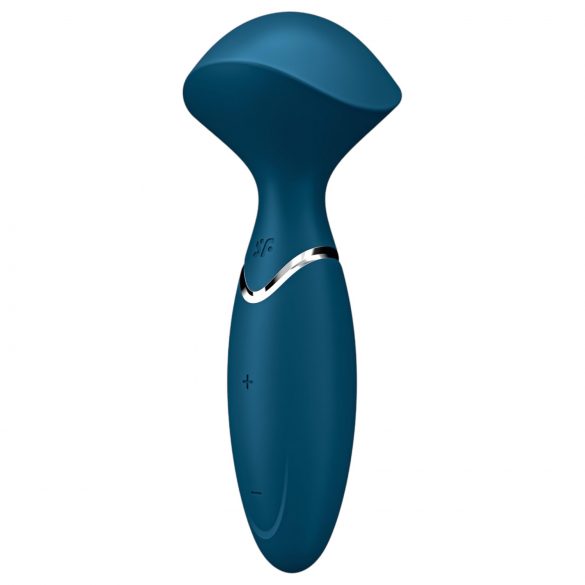 Satisfyer Mini Wand-er - waterdichte massage vibrator (blauw)