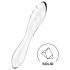 Satisfyer Dazzling Crystal 1 - Dubbele glazen dildo (transparant)