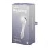 Satisfyer Dazzling Crystal 1 - Dubbele glazen dildo (transparant)