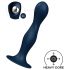 Satisfyer Double Ball-R - dildo met zuignap en gewichten (donkerblauw)