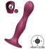 Satisfyer Double Ball-R - verzwaarde dildo met zuignap (rood)