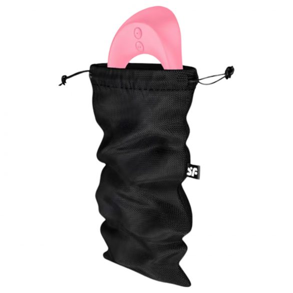 Satisfyer Treasure Bag - discrete opbergtas - medium (zwart)