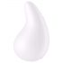 Satisfyer Dew Drop - Vibromasseur Waterproof Rechargeable pour Clitoris (Blanc)