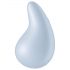 Satisfyer Dew Drop - Vibromasseur clitoridien étanche et rechargeable (Bleu)